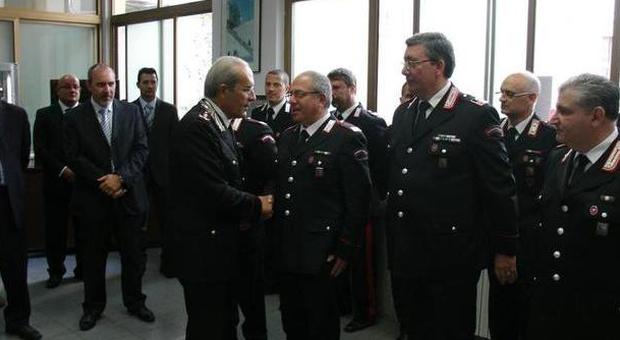 Latina, Carabinieri: il generale Maruccia in visita al comando provinciale