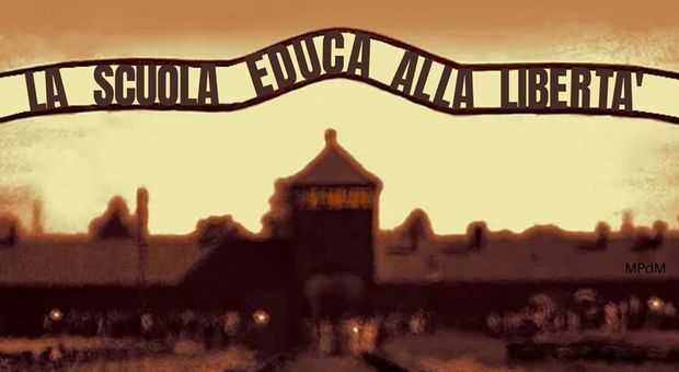 «La scuola come Auschwitz»: post choc e bufera sul consigliere Leghista. Ma lui lo rivendica
