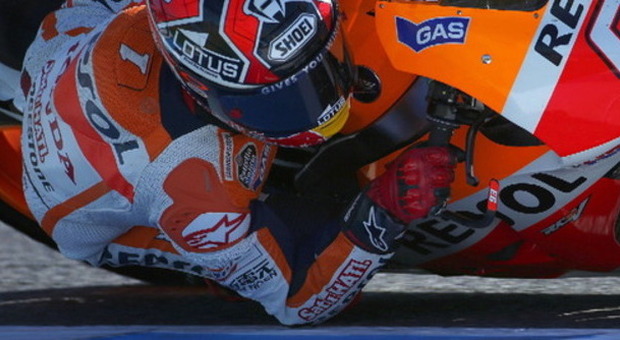 GP Spagna: Marquez agguanta la pole. Lorenzo secondo, Valentino quarto