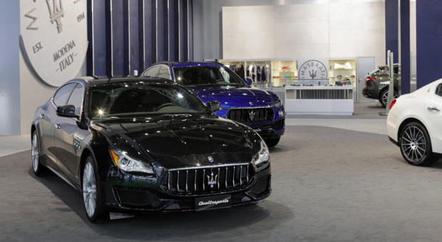 Lo stand Maserati al salone di Barcellona