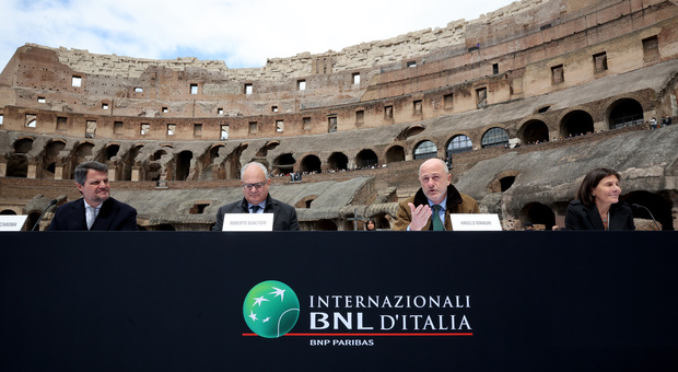 Internazionali Roma, presentazione al Colosseo: prevendita da record, aumenta il montepremi