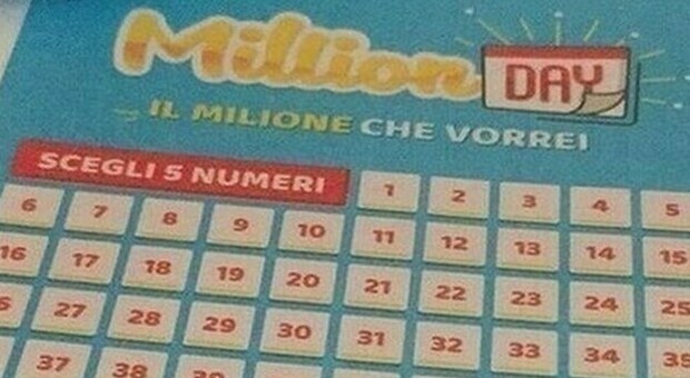 Million Day, i cinque numeri vincenti di domenica 25 ottobre 2020
