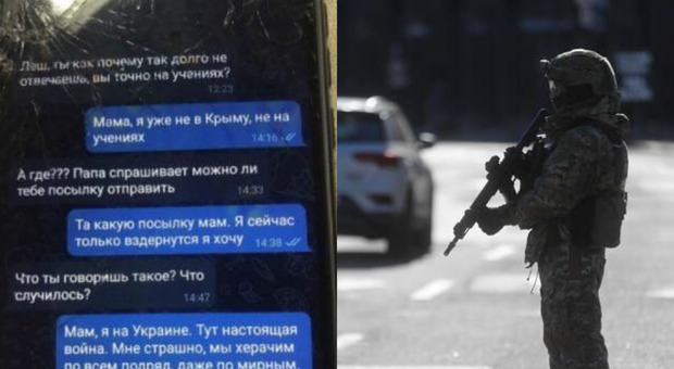 «Ho paura, spariamo anche ai civili»: il tragico scambio di sms tra un soldato russo e la mamma
