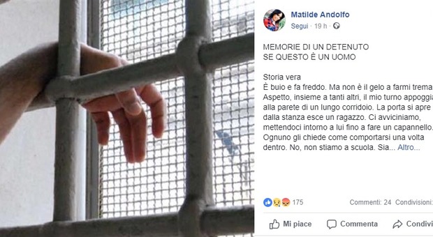 Caso Cucchi, il racconto di un detenuto virale su Facebook: «Anche io picchiato in carcere»