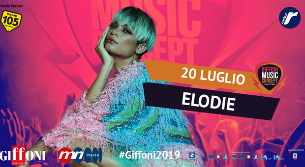Elodie al Giffoni Music Concept, spettacolo live aperto al pubblico