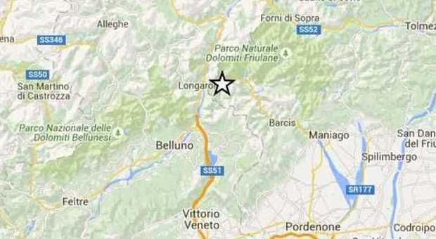 La terra trema: scossa di terremoto di magnitudo 2.6 a Erto e Casso