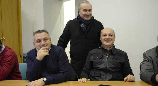 Da sinistra: Roberto Lodi, Marco Fuoco, Corrado Lucantonio