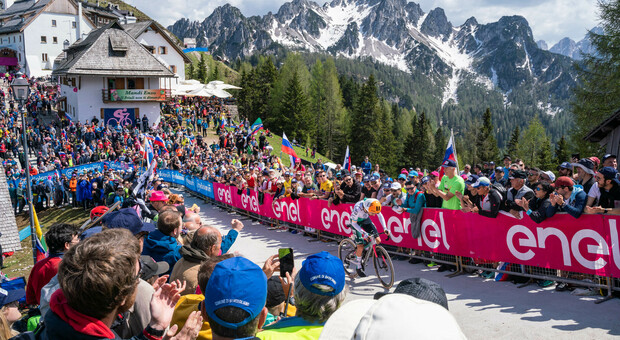 Il Giro d'Italia sul Monte Lussari