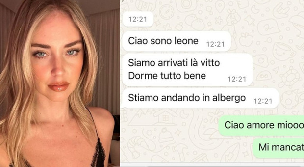 Chiara Ferragni pubblica la chat su WhtasApp con Leone, il web: «Le foto no e i messaggi privati sì? Che tristezza, ha solo 6 anni»