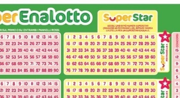 Superenalotto: ancora nessun 6, il jackpot raggiunge 146,8 mln: è il terzo di sempre
