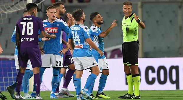 Napoli-Lazio, dirige l'arbitro Massa: è il fischietto di Fiorentina-Napoli
