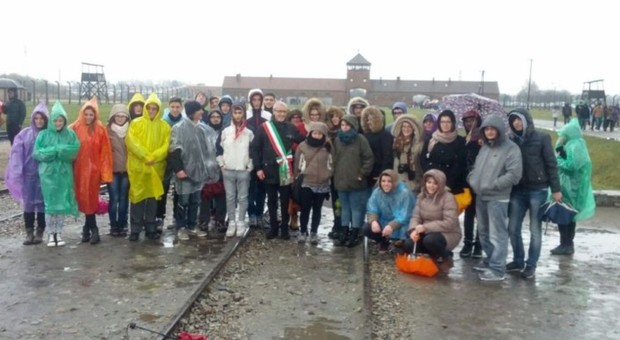 Gli studenti di Civita Csstellana ad Auschwitz nel 2016