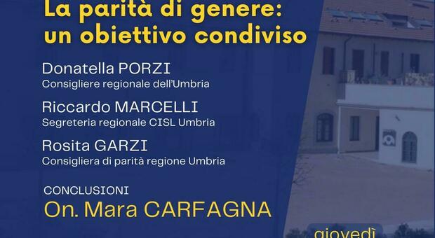 Mara Carfagna a Terni per parlare di parità di genere “precondizione per un futuro più equo e inclusivo”