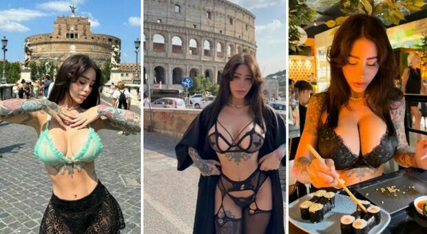 La modella italiana che indigna all'estero: «Dopo gli Uffizi e Roma, nuda anche a Londra al ristorante tra i bambini, non ti vergogni?»