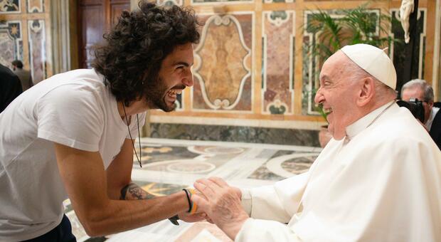 Dario Reda con Papa Francesco