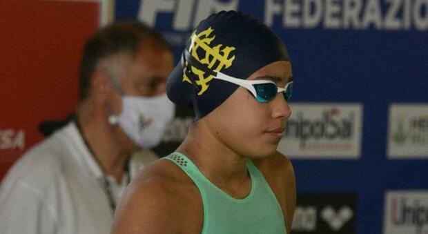 Dall'Abruzzo all'Aniene per un sogno, nuotatrice 13enne da record