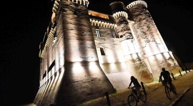Il Castello di Santa Severa illuminato