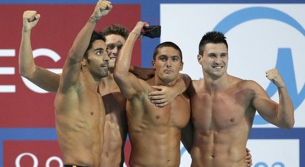 Nuoto, Mondiali di Kazan: bronzo per l'Italia nella staffetta 4X100 maschile