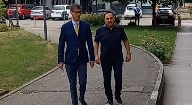 Dimitre Traykov a destra con con l'avvocato Gianni Massanzana