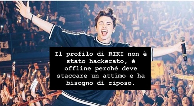 Riccardo Marcuzzo sparisce dai social, parla il suo manager Facchinetti: «Riki ha bisogno di riposo»