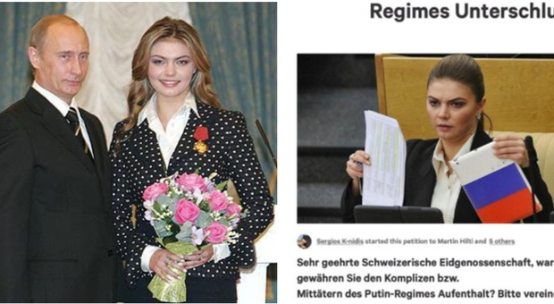 Alina Kabaeva, in Svizzera una petizione per espellere l'amante di Putin dal Paese