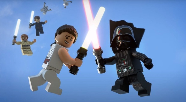 Guerre Stellari in versione cartoon: i personaggi sono pupazzetti Lego