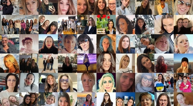 Oltre 100 donne di Bibione per un mega selfie