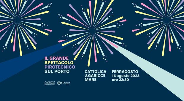 Cattolica e Gabicce Mare presentano il grande spettacolo pirotecnico di Ferragosto: così Marche e Romagna festeggiano insieme