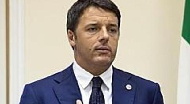 Il presidente del Consiglio dei ministri, Matteo Renzi