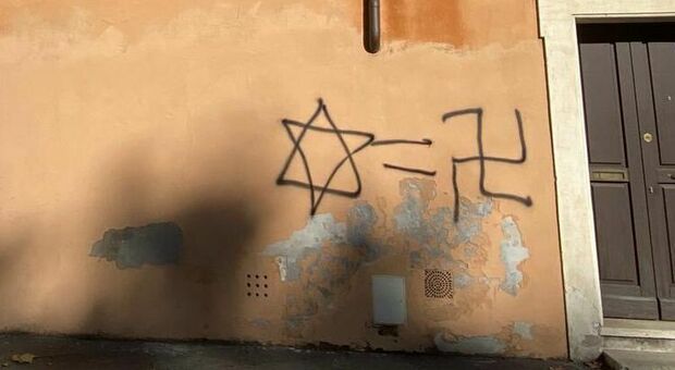 Ghetto di Roma e Trastevere: spuntano nuove scritte antisemite