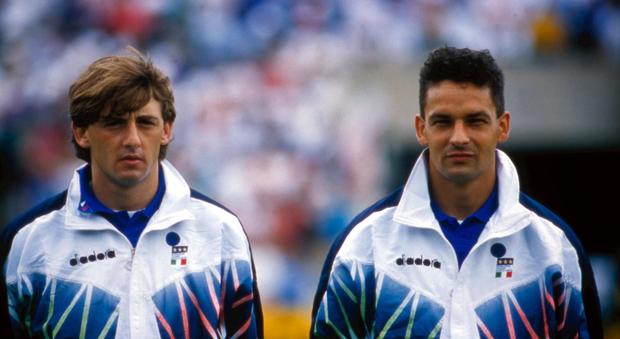 Beppe Signori e Roberto Baggio