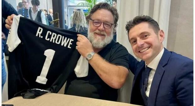 l sindaco Fioravanti due ore a colloquio con Russell Crowe: «Una promozione al di là dei campanilismi»
