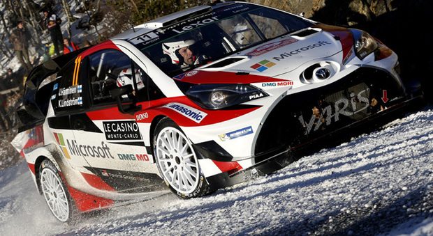 La Toyota Yaris WRC di Juho Hänninen