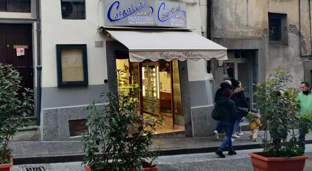 Il punto vendita di Casantini in via Cairoli