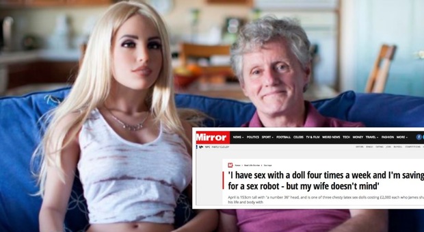 "Faccio sesso con una bambola, ma mia moglie non è gelosa". La confessione dell'ingegnere 58enne