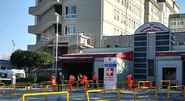 Il pronto soccorso dell'ospedale di Nocera Inferiore