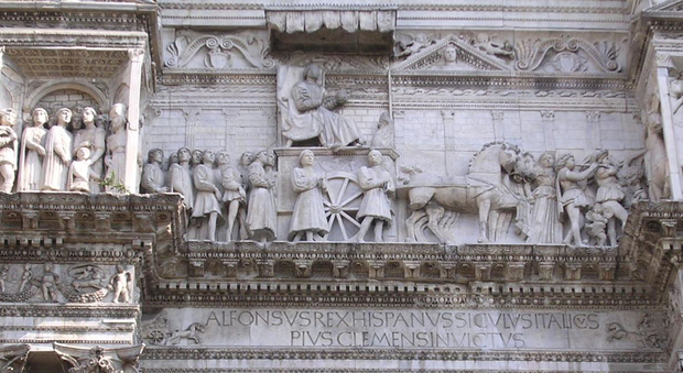 Napoli: «Non toccate l'Arco di trionfo del Maschio Angioino», da Napoli 99 altolà al restauro