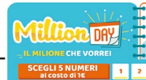 Million Day e Extra Million Day, i numeri vincenti dell'estrazione di oggi, lunedì 18 aprile 2022