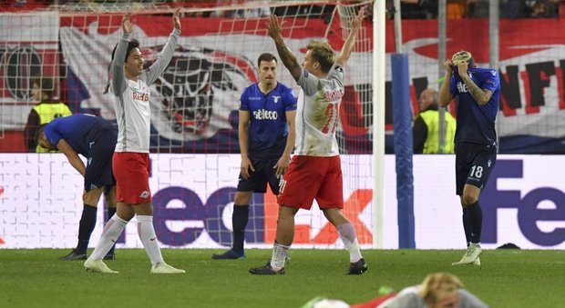 Salisburgo-Lazio 4-1: tre gol austriaci in 4’, biancocelesti eliminati a sorpresa