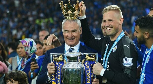 Claudio Ranieri e lo scudetto in Premier con il Leicester