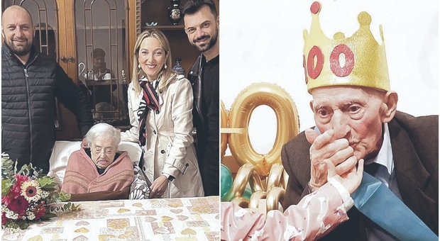 Puglia regione di centenari: compleanno record per zia Rita: 111 anni. Michele, un secolo appena compiuto