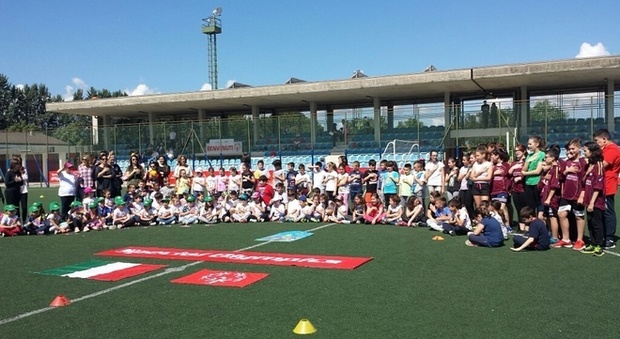 Special Olympics al pattinodromo nella settimana europea del calcio unificato