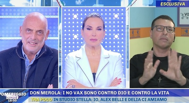 Pomeriggio 5, don Luigi Merola faccia a faccia con Paolo Brosio: «Dobbiamo lanciare messaggi di vita»