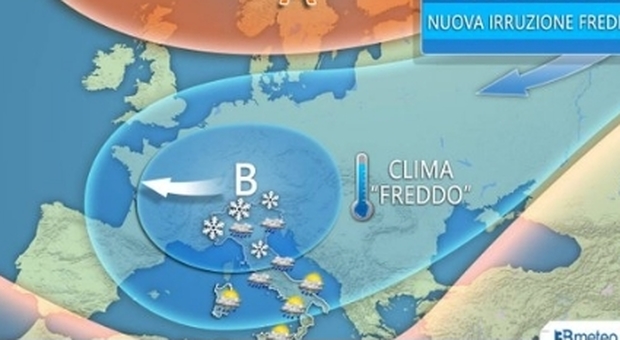 Meteo, aria artica in arrivo sull'Italia: settimana da brividi, ecco dove farà più freddo