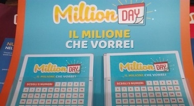 Million Day, caccia ai cinque numeri che possono valere una fortuna: l'estrazione alle 19
