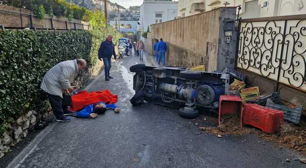 Capri, tragico incidente stradale sulla provinciale per Marina Grande