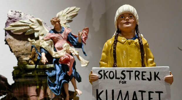 Greta Thunberg personaggio dell'anno tra le statuine di San Gregorio Armeno