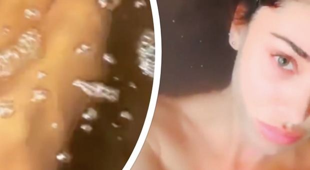Belen Rodriguez nuda in vasca: le bollicine fanno impazzire i fan