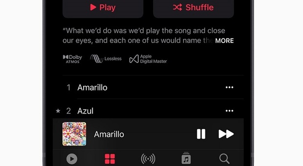 I brani di Apple Music si arricchiscono di un Audio Spaziale e Dolby Atmos