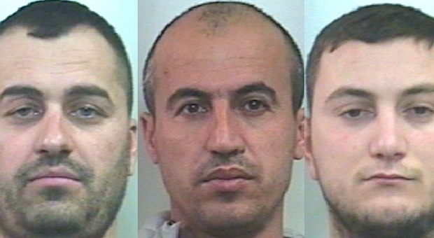 I 3 ladri albanesi bloccati dai carabinieri di Lignano e Latisana